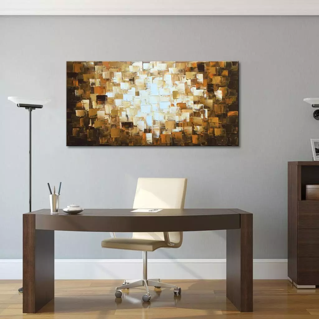 Textured Abstract Oil Paintings on Canvas Modern Art Decor for Wall — Wall Art